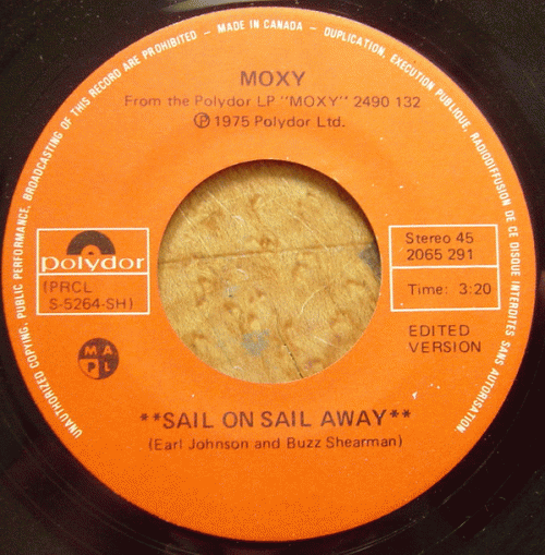 Moxy : Sail on Sail Away
